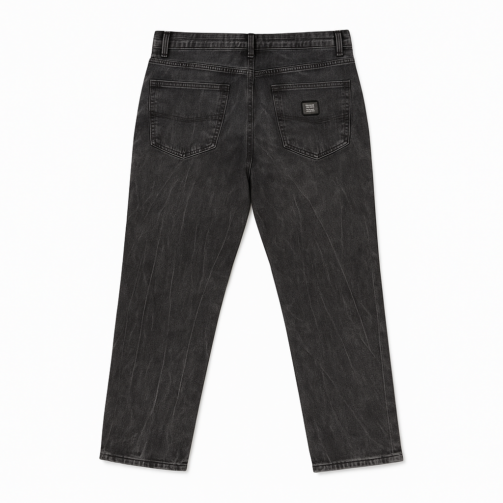 Jeans Sinsay loose black PA0002