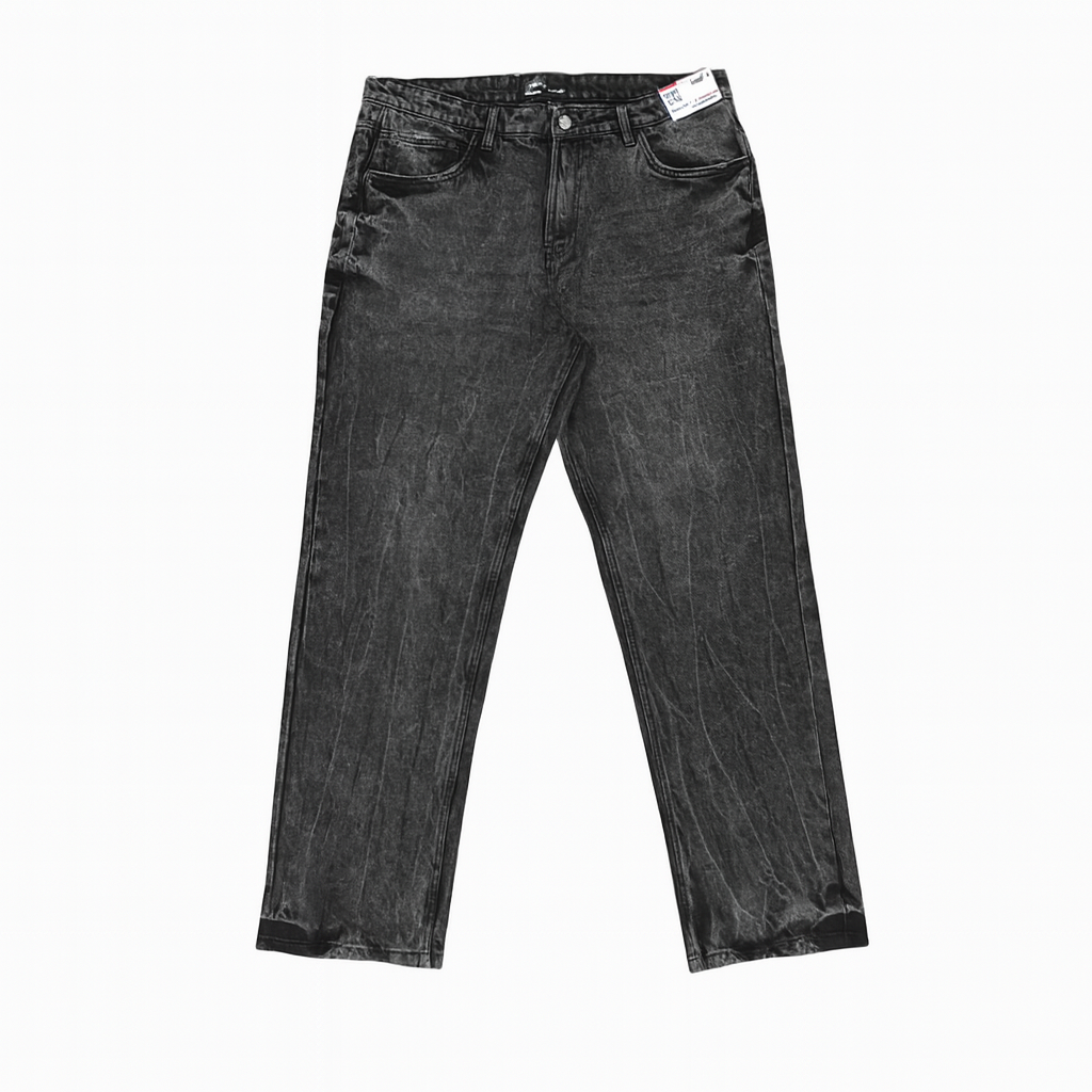 Jeans Sinsay loose black PA0002