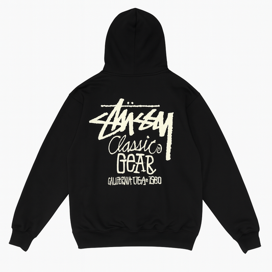 Poleron Stussy negro HO0001
